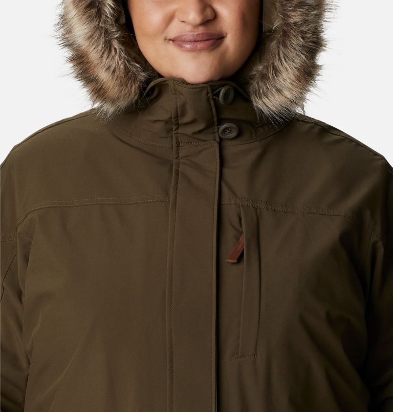 Women's Columbia Watson Lake Omni-Heat Infinity Interchange Insulated Jackets Dark Brown | Plus Size CA-W18CA